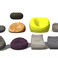Colorful Bean Bag Chairs In Various Styles For Home Living Spaces