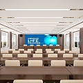 Modern Conference Room 3d model