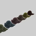 Soft Luxurious Velvet Fabric In Multiple Colors With Wavy Arrangement Design