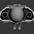 Modern Spaceship Spacecraft 3d model