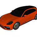 Red Luxury Sports Estate Car With Sleek Body And Black Alloy Wheels