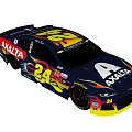 AXALTA No 24 Racing Car With Vibrant Graphics 3d model