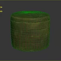 Brass Round Storage Container For Daily Life Supplies And Home Use