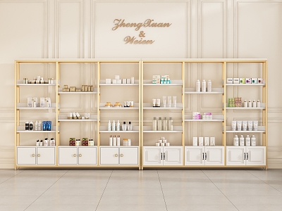 Cosmetic Shelf Cosmetic Display Cabinet Display Cabinet Beauty Salon Cabinet model