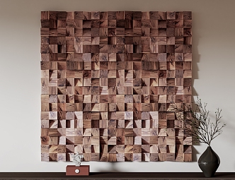 Wooden Wall Decoration Art Wall Decoration 3d model