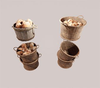 Modern Storage Basket 3d model