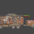 Weapon Monster Truck 3d model