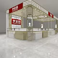 Mengjinyuan Jewelry Store In Shopping Mall With Display Cases And Signage