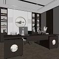New Chinese-style Manager Office 3d model