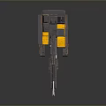 Volvo Functional Excavator Vehicle With Yellow Cab Large Bucket And Heavy Duty Tracks