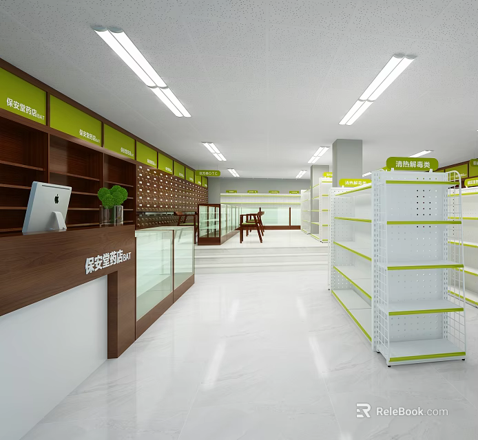 Modern Shower Sauna Interior With Open Layout And Relaxation Facilities 3d model 