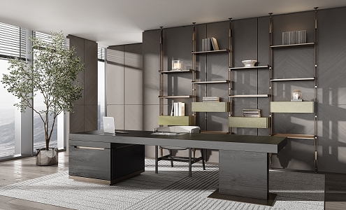 Miloti Minotti Modern Study 3d model