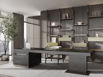 Miloti Minotti Modern Study 3d model