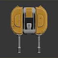 laser tower turret turntable sci-fi tower defense game tower defense sci-fi turret game turret game turret 3d model
