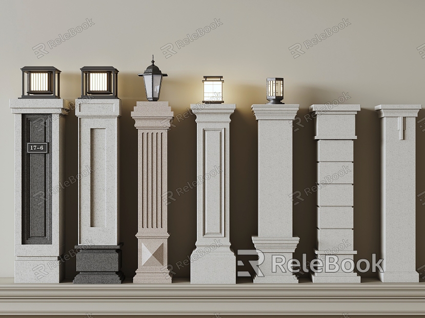 Column Wall Column model