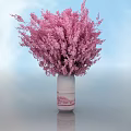Pin-in point dp point cherry blossom punch-in photo 3d model