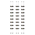 Modern Wine Cabinet Interior Design With Organized Rows of Wine Bottles