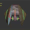 Conch Shell Structure Featuring Copper White Design Transparent Section And Tower Inside Reflective Base