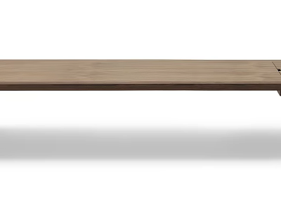 Modern Wooden Side Table with Minimalist Design for Home Living Room Decor 3d model