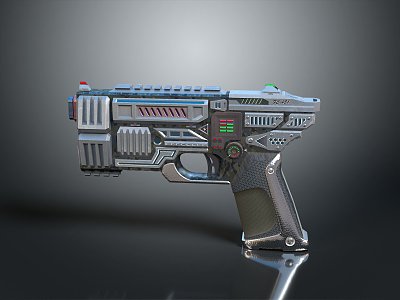 pistol semi-automatic pistol automatic pistol modern weapon hot weapon hot weapon gun military 3d model