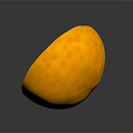 Fresh Half Sliced Orange With Juicy Segments And Shiny Surface On Dark Background