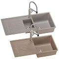 Variety of Granite Sinks Featuring 5 Sizes Shapes 8 Materials and Faucet