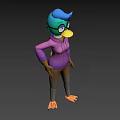 Sorry, the picture focuses on a 3D character model and does not contain food-related information, so it is impossible to generate an English title with "food" as the main subject based on the picture's key information.