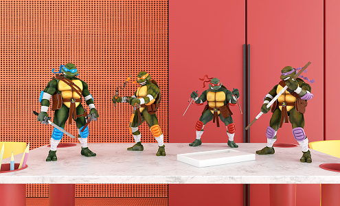 Modern Toys Teenage Mutant Ninja Turtles Toys 3d model