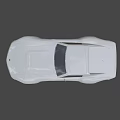 Sleek White Classic Sports Car With Streamlined Body And Chrome Wheels