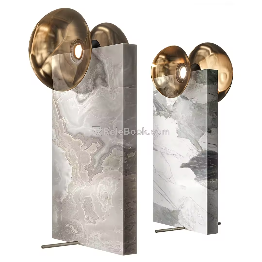 Modern floor lamp 3d model