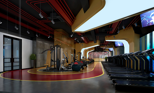 Gym 3d model