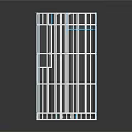 Two Story Building Steel Frame Structure With Blue And White Model Design