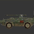 Bulletproof Car Armed Car Armed Bulletproof Car Military Jeep 3d model