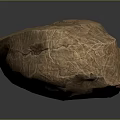 Natural Wooden Stone Block Displaying Rough Textured Surface And Earthy Brown Tone