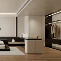 Modern Bedroom Interior Design With Platform Bed White Bedding Area Rug And Wall Decor