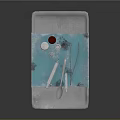 Medical Instrument Tray With Syringe Scalpel Medicine Bottles And Tools
