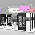 Modern Exhibition Fashion Booth 3d model