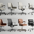 Modern Office Chair Computer Chair Conference Chair Armchair Training Chair Dining Chair 3d model