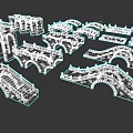 Various Architectural Landscape Bridge Models With Arch Step And Curved Designs