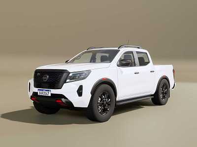 Nissan Frontier Border Pickup 3d model