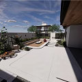 The combination of simple new Chinese style 3d model