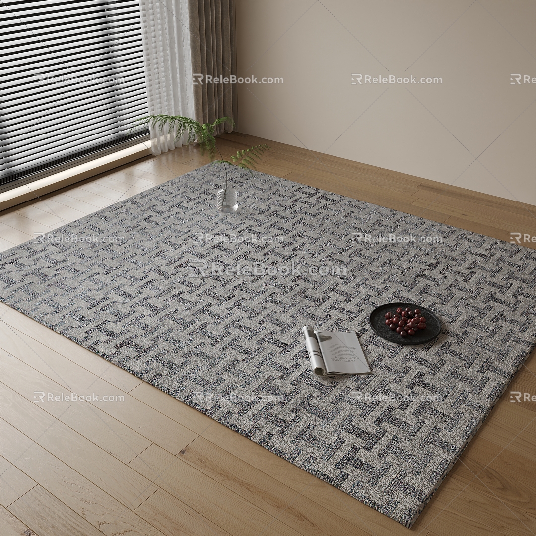 Modern Carpet Decoration 3d model