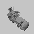 Armor missile car 3d model