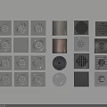 Stainless Steel Bathroom Accessories Modern Floor Drains With Various Patterns And Shapes