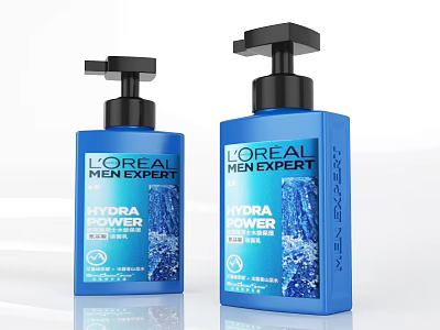 L'Oreal Men Expert Hydra Power Moisturizing Lotion With Pump Dispenser For Men 3d model