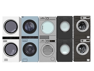 Washer Dryer 3d model