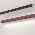 Modern Long Pendant Lights With Metal And Wood Elements In Different Styles