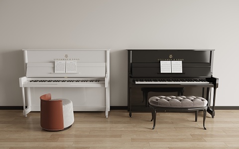 Modern Piano 3d model