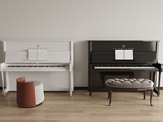 Modern Piano 3d model