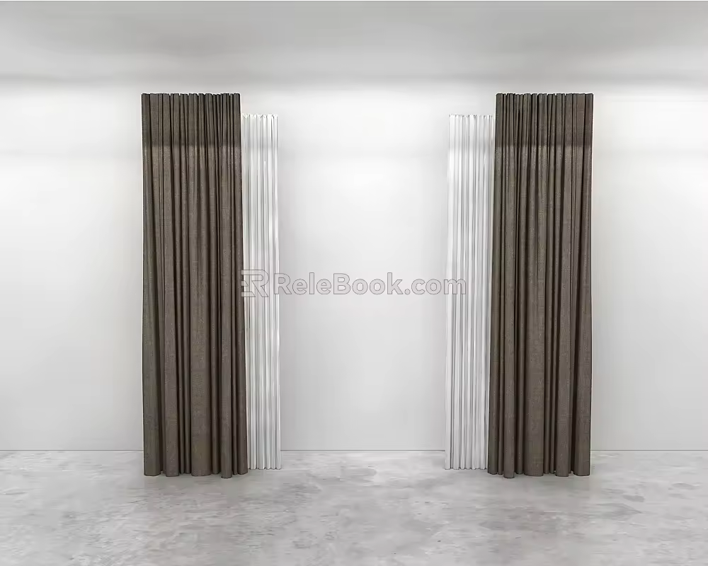 Curtains 3d model